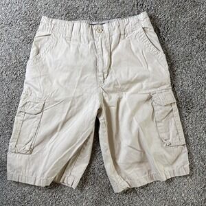 Beverly Hills Polo Club Men's Shorts Flat Front Beige Size 30